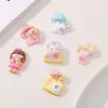 Accesorios de Resina Joyería DIY Pegamento de Crema Juguetes para Niños Zuecos Hechos a Mano Nueva Serie de Placas con Ramo de Champiñones