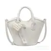 2026 Bolso Pequeño Nuevo para Mujer, Bolso Cruzado Versátil de Hombro de Moda de Verano, Bolso Cesta de Mano de Nicho Estilo Coreano
