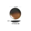 Louça estilo japonês esmalte de forno prato de cerâmica prato redondo prato para salada bife prato para sobremesa prato raso atacado comercial