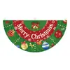 Bandeira de meia-lua de Natal da Amazon, nova, transfronteiriça, bandeira em leque para festas, bandeira decorativa para reuniões, decoração de cena e criação de uma atmosfera festiva