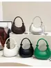 Bolsas de grife exclusivas para mulheres, novas bolsas versáteis da moda para usar no ombro cruzado, bolsas de meia-lua super quentes populares para carregar na mão, bolsas de ombro