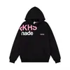 Sudadera con capucha de estilo retro americano con estampado de letras y bloques de color para hombre y mujer, nuevo estilo de otoño, chaqueta holgada casual para pareja, talla grande