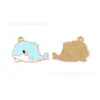 Océano Lindo Pez Pequeño Ballena Caballito de Mar Goteo de Aceite Joyería Accesorios Colgante DIY Llavero Cadena para Teléfono Móvil Colgante Hecho a Mano