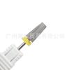 Cabezal de pulido de acero de tungsteno para uñas de alta calidad, serie 7.0, removedor de clavos de cabeza plana cónica, broca de acero de tungsteno, base de goma gruesa, cabezal de pulido de goma