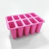 Molde de Silicona para Helado de Venta Caliente Transfronteriza 12 cavidades 10 cavidades 6 cavidades 4 cavidades Molde de Silicona para Helado Helado Casero