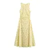 Vestido de Resort Elegante para Mujer Estilo Europeo y Americano Transfronterizo 2026 Nueva Moda Lunares Ceñidor de Cintura 5039190