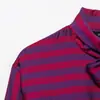Ropa de Mujer Nueva Primavera 2026 de AliExpress Camisa Rayada Versátil de Moda con Lazo 5929217