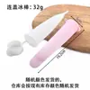 Bandeja de Hielo de Silicona Casera Molde para Paletas con Tapa DIY Helado de Silicona Helado de Mano Molde para Paletas