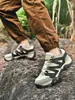Zapatos de senderismo para hombre, resistentes al desgaste, para escalada de montaña, antideslizantes, de verano, de caña baja, talla grande, para exteriores, para senderismo.