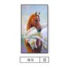 Cavalo Branco corredor corredor pintura decorativa cavalo para o sucesso escritório sorte pendurado pintura pintura a óleo moderno minimalista sala de estar mural
