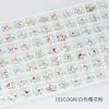 Dongzhou Rosa Sakura Recubierto Accesorios de Pedrería para Uñas Roca Dulce Corazón Retorcido Vidrio Puntiagudo Pedrería Brillante Adhesivo para Uñas Pedrería