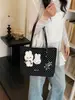 Bolsa tote de grande capacidade para mulheres, novo modelo de verão 2026, bolsa de ombro casual texturizada, bolsa de ombro para o dia a dia, bolsa de mão de alta qualidade