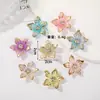 Ornamento de Diamante Xinrong Tulipa Doce Flores Plásticas Acessórios para Joias DIY Contas de Resina Acessórios para Roupas