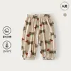 Calça Bebê Classe A Algodão Modal Calça Anti-Mosquito Calça de Dormir para Uso Externo Calça Harem para Casa Calça Longa para Bebê Recém-Nascido