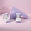 Cajas de Joyería de Cuero PU de Alta Gama Transfronterizas Personalizadas con Esquinas Redondeadas para Anillos, Pendientes, Pulseras y Collares de Perlas, Venta al por Mayor de Fábrica