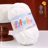 Ovillo de Hilo Hielo Delgado, Muñeca de Terciopelo Dorado Tejida a Mano DIY Suéter, Pantuflas de Ganchillo, Cojín, Bufanda de Tejido, Ovillo de Hilo Suave