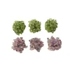 Atmósfera de Campo Verde Estilo Bosque de Principios de Primavera Cristales Perlas Hortensia Aretes DIY Pinzas Laterales Anillos Accesorios Florales para Zapatos