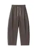 Pantalones Casuales Rectos de Color Sólido para Hombre Nanxia Trendy con Cordón, Pantalones Versátiles de Estilo Japonés para el Trabajo, Pantalones Retro de Primavera y Otoño