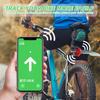 Ajuste para bicicleta Airtag posicionamiento luz trasera antirrobo bicicleta de carretera bicicleta de montaña tubo del sillín luz trasera reflectante luz lateral reflectante