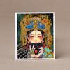 Thangka Dourado Colorido Pintura do Quinto Mestre Farmacêutico Zakiram Vida Transitória e Presente Tara Verde Buda Natalino Thangka Substituível
