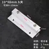 Liga de alumínio H-type clipe de fixação suporte suporte para espelho de vidro fixador de parede suporte para outdoor suporte acrílico clipe H
