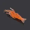 Venta al por mayor de fábrica señuelo Luya 4cm camarón falso biónico luminoso con anzuelo olor a pescado camarón suave señuelo falso camarón de boca arqueada Luya