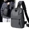 Bolso de pecho para hombre, nuevo bolso de hombro de gran capacidad, moderno, multifuncional, para teléfono móvil, pequeño, de calle, sencillo y moderno.