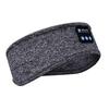 Banda para el cabello fina con Bluetooth y marca de música, diadema deportiva inalámbrica con Bluetooth y máscara para dormir, auriculares deportivos