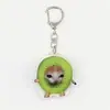 Gato Plátano Feliz Perro Cheems Llavero Divertido Colgante Acrílico para Mochila Regalo Colgante para Estuche de Lápices para Estudiantes