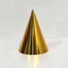 Tocado de Papel de Aluminio Transfronterizo Sombrero de Cumpleaños Color Sólido Sombrero de Fiesta para Niños y Adultos Sombrero de Papel Decorativo Láser Papel de Cara Brillante y Colorido