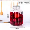 Frasco de Vidrio Sellado con Tapa de Presión para Guardar Pepinillos, Té, Comida, Miel, Caja de Regalo, Frasco de Mermelada