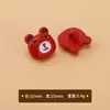 Botões de Plástico Coloridos de Coelho e Urso de Desenho Animado para Casacos, Suéteres, Vestidos de Crianças, Botões Decorativos Fofos para Costura à Mão