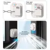 Restrictor de Ventana sin Taladro, Cerradura de Ventana, Cerradura de Seguridad Infantil para Ventanas Deslizantes y de Abrir, Cerradura Protectora para Ventanas Deslizantes