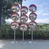 Espejo Fotográfico de Moda, Espejo de Ángulo Amplio de Tráfico Interior y Exterior de Alta Definición, Espejo Convexo, Espejo de Esquina de Carretera, Espejo Reflectante, Espejo Cóncavo-Convexo