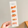 Pinzas para el pelo de bebé para niñas, no dañan el pelo, completamente cubiertas de tela, lindas pinzas de tela para flequillo, accesorios para el pelo de niños
