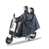 Nuevo Poncho de Lluvia para Ciclismo Madre e Hijo Doble Persona Impermeable Completo Transpirable Ampliado Engrosado Poncho de Lluvia para Doble Persona