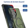 Adecuado para Funda de Teléfono Móvil Samsung S26Ultra, Soporte Invisible Bundesliga, Succión Magnética S24 Transfronterizo Anticaída Carcasa Dura A56 Funda Protectora