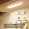 Fita de Luz LED com Sensor de Corpo Humano Totalmente Ecológica Recarregável por USB Luz de Guarda-Roupa LED Magnética para Armário Corredor Passagem Luz Noturna Fabricante
