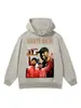 Stewell Kanye Marca de moda de alta calle europea y americana Sudadera con capucha retro americana lavada desgastada Sudadera con capucha para hombre