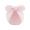 Gorro para Bebé Niña de 0-24 Meses con Lazo Grande, Adecuado para Bebés y Niños Pequeños, Set de Gorro de Ducha y Manoplas