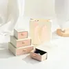 Cajas de cajón en stock, disponibles en múltiples tamaños, para empaque de anillos, collares y joyería; personalizable con impresión de logo; venta al por mayor de joyeros extraíbles