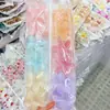 Pinza para el pelo de flor de Plumeria Popular Transfronteriza Europea y Americana para Mujer, Pinza de Garra de Peinado de Gama Alta, Pinza de Tiburón de Color Caramelo Degradado, Venta al por mayor de Pinzas para el Cabello