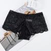 Roupa íntima sexy transfronteiriça feminina charmosa de renda quente transparente cintura baixa algodão entrepernas shorts de senhora cabeça