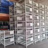 Caja de Almacenamiento de Metal para Piezas Caja de Volteo Rejillas Jaula de Almacenamiento Caja de Almacenamiento Plegable Caja de Almacenamiento Apilable Caja de Material de Almacenamiento