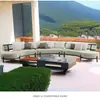 Conjunto de Móveis de Sofá de Rattan para Jardim Externo, Impermeável para Pátio, Alumínio em Forma de Arco para Varanda de Hotel, Cadeiras de Rattan para Lazer