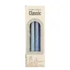 Velas Larga Cónica de Color Gradiente Morandi de 30 cm para Bodas y Banquetes, Velas Largas de Palo Coloridas Estilo Europeo, Sin Humo, Juego de 4
