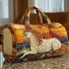 26 Nova Bolsa de Viagem Impressa Digitalmente 3D Transfronteiriça Tendência Moda Portátil para Curta Distância Bolsa de Ginástica Bolsa Retro de Kombi VW