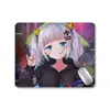 Alfombrilla de Ratón Larga de Dibujos Animados Bidimensionales de Anime Personalizable con Fotos, Tamaño Pequeño, Borde Engrosado, Linda para Uso de Oficina, Al Por Mayor y Resistente a Manchas