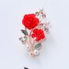 Nova elegante imitação de pérola broche feminino pequena árvore espartilho requintado pino de luxo all-match pin acessórios broche atacado