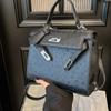 Bolso de Diseño de Nicho de Alta Gama 2026 para Mujer, Bolso Bandolera Cruzado Retro de Moda Nueva, Bolso de Mano Tipo Kelly